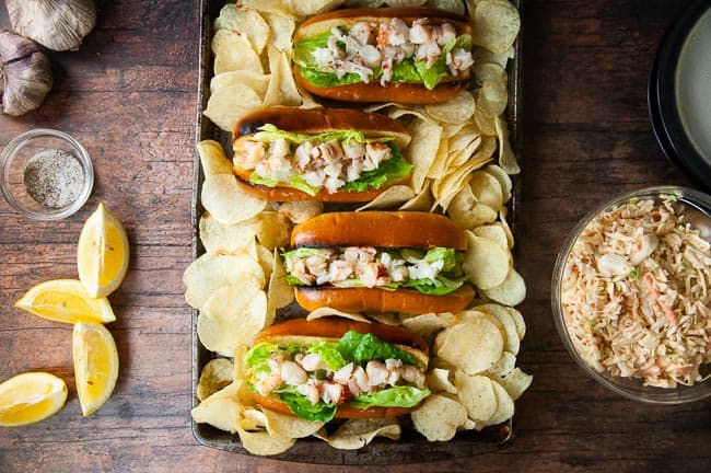 Buttery Connecticut Lobster Rolls are a delicious warm alternative to Maine lobster rolls