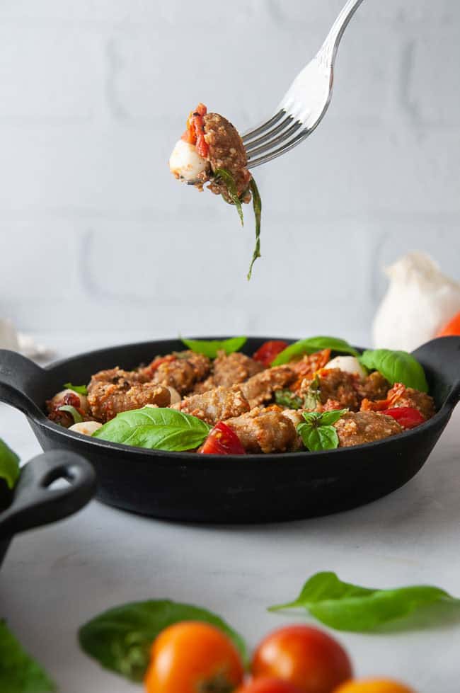 Air fryer gnocchi caprese is a delicious way to enjoy the flavors of summer in a vegetarian dinner.