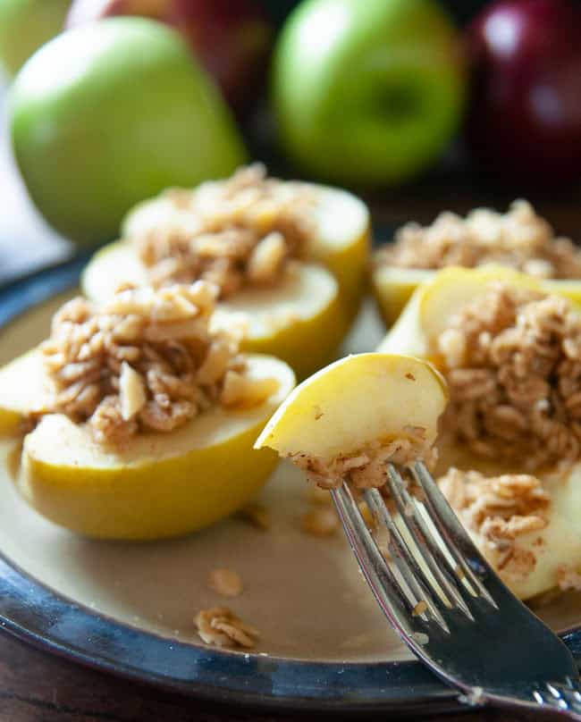 Instant Pot Stuffed Apples are a delicious breakfast or a light dessert.