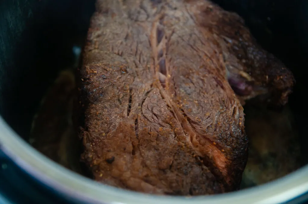 Seared Instant Pot Roast Beef