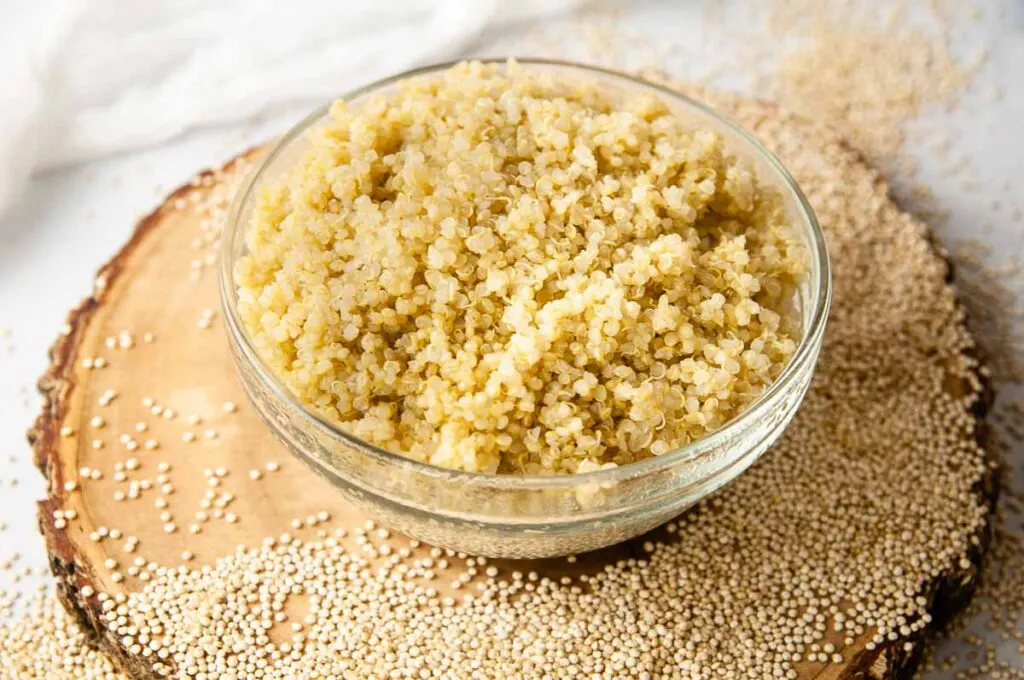 The pressure cooker works well for cooking grains. A bowl of perfectly cooked quinoa is proof.