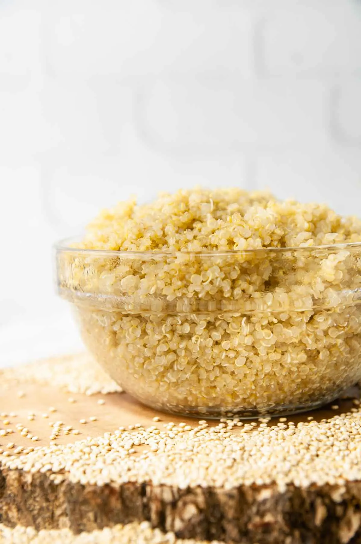 A bowl of perfectly cooked quinoa