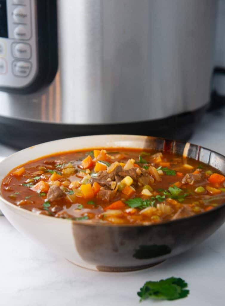 Beef veg sales soup instant pot