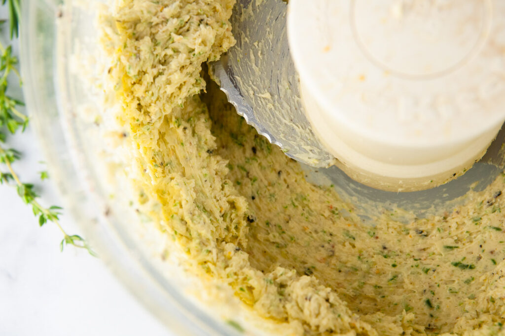 Make the butter baste in a food processor