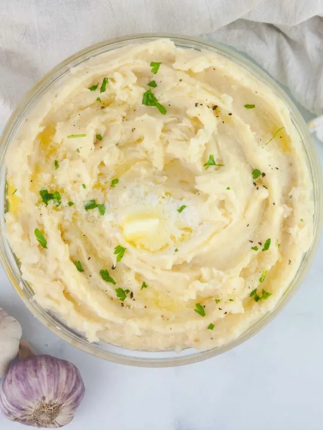 Roasted Garlic Mashed Potatoes Story