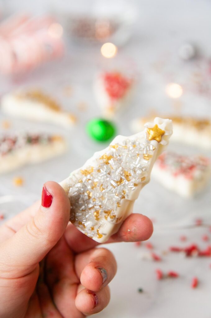 Homemade Christmas candy is so fun to make with school age children. It's the perfect kitchen project to get into the holiday spirit.