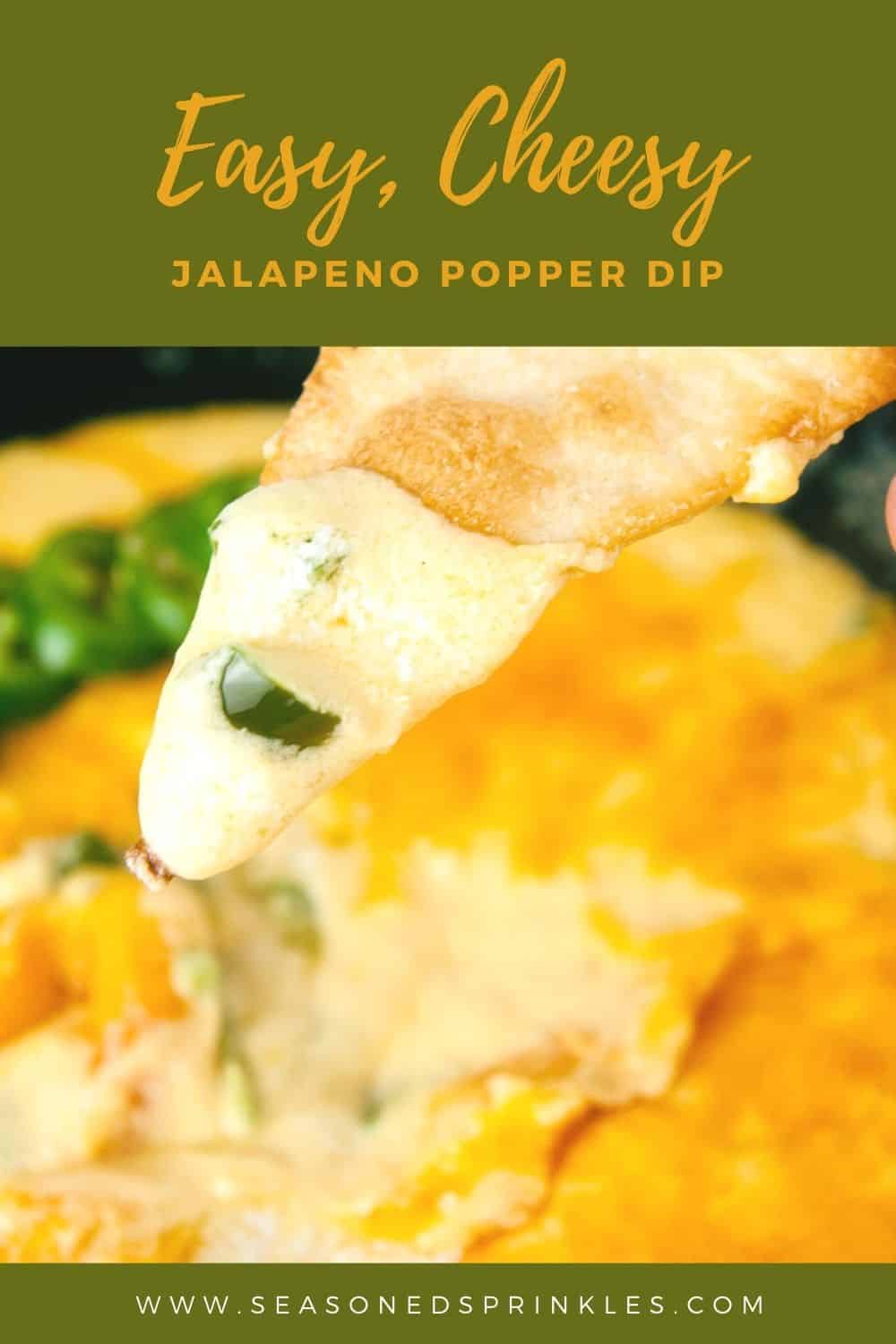 Easy Jalapeno Popper Dip (with Cream Cheese) - Seasoned Sprinkles