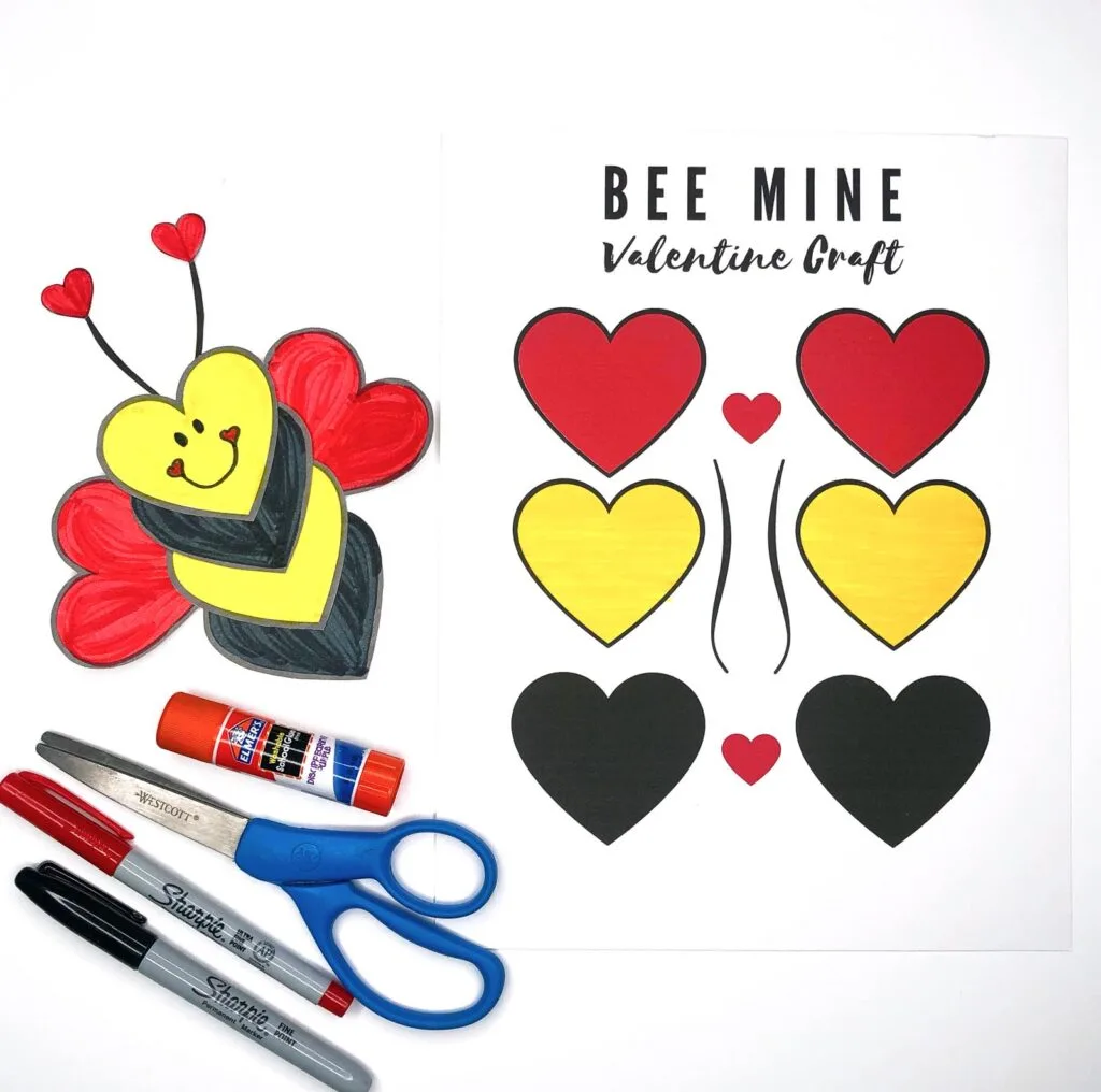 Bee Mine Valentine Craft