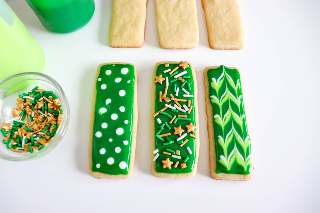Decorated Saint Patrick's Day Sugar Cookies