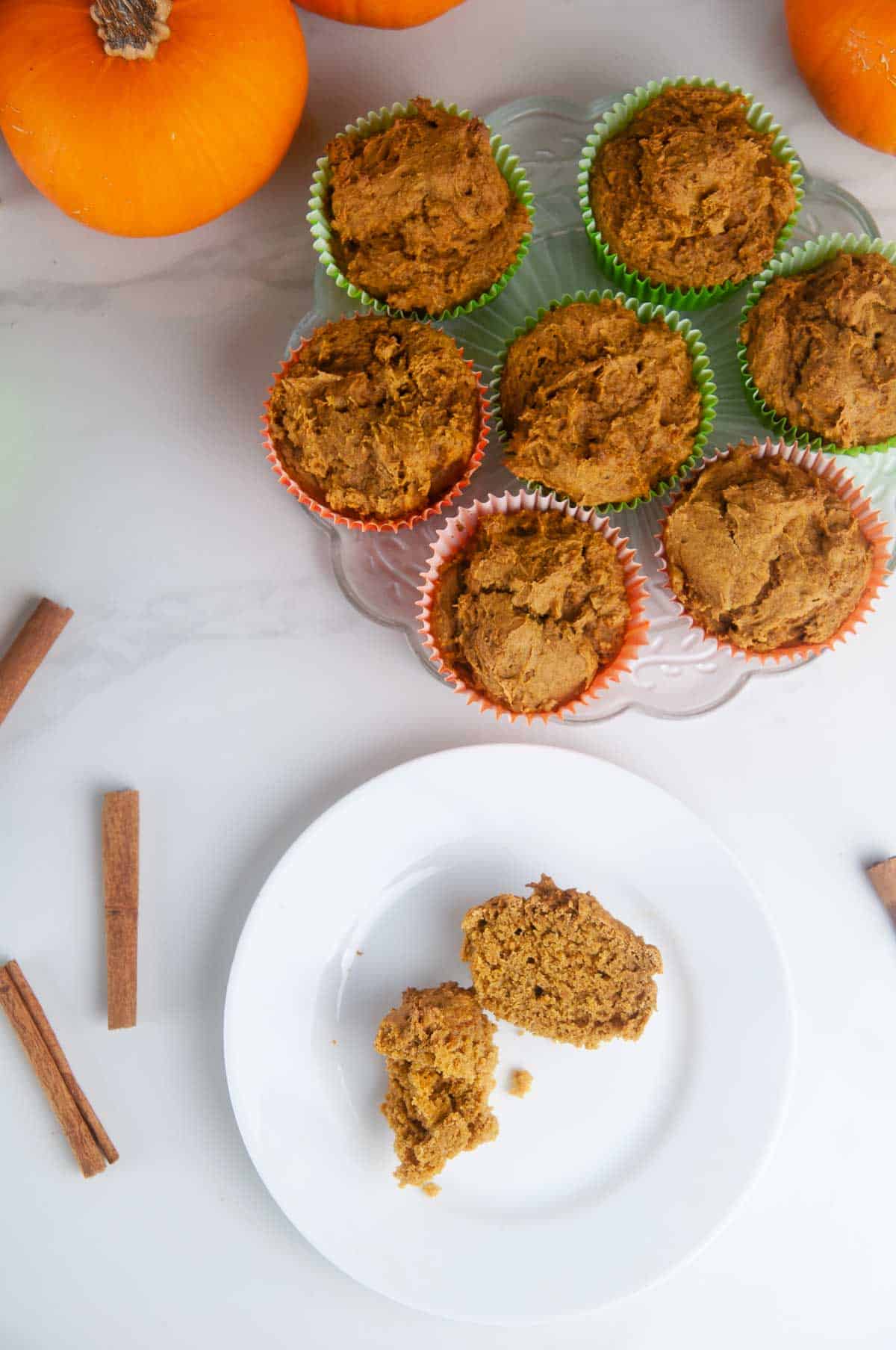 2 ingredient pumpkin muffins make a delicious breakfast