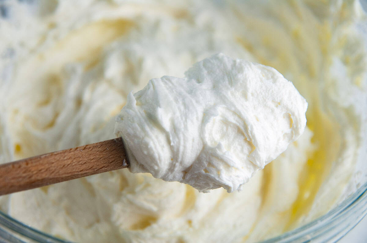 Fluffy and creamy vanilla buttercream icing is the perfect way to finish any cake, cupcake, or addition to brownies, cookies, etc.