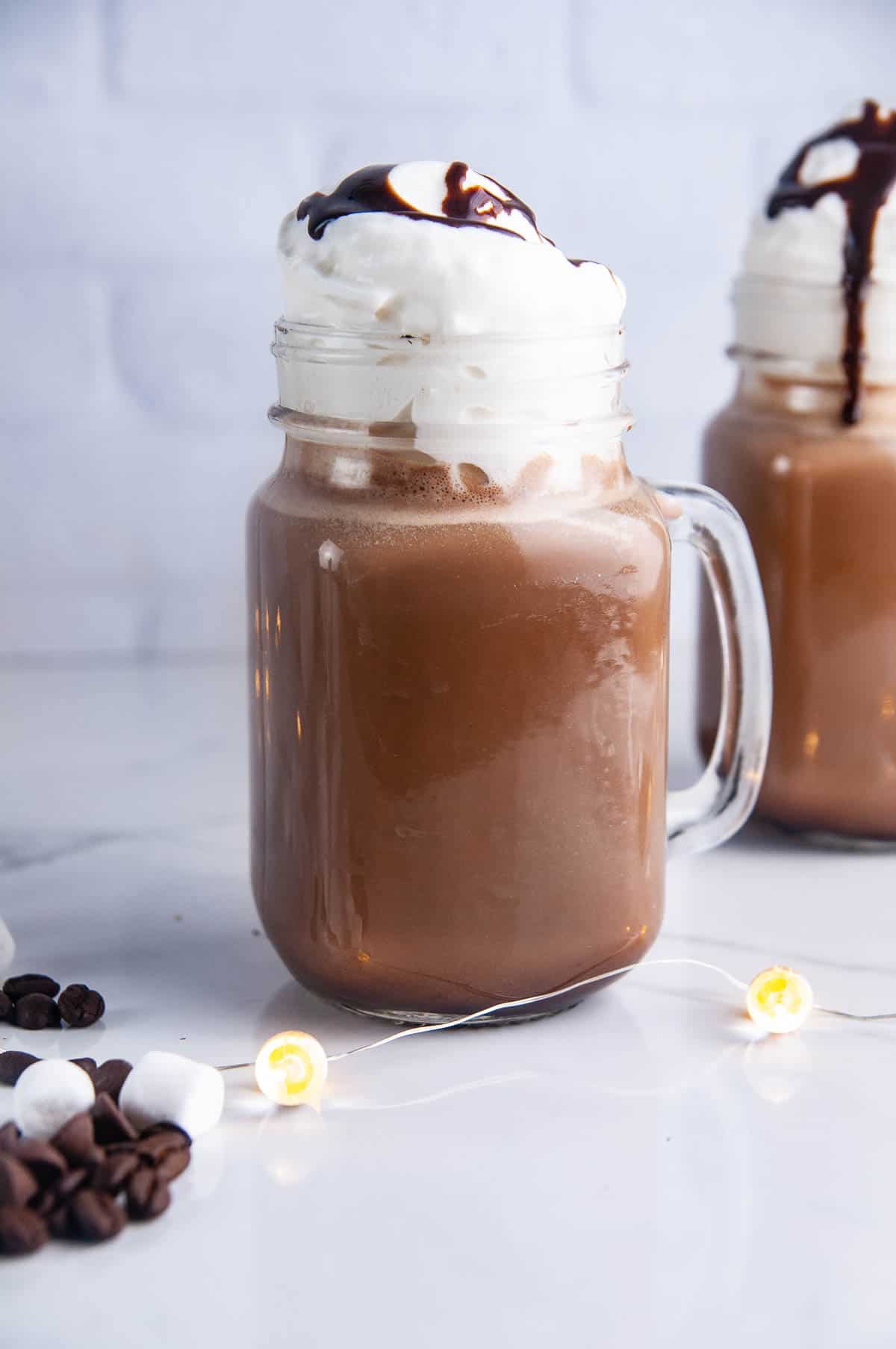 Hot cheap chocolate coffee