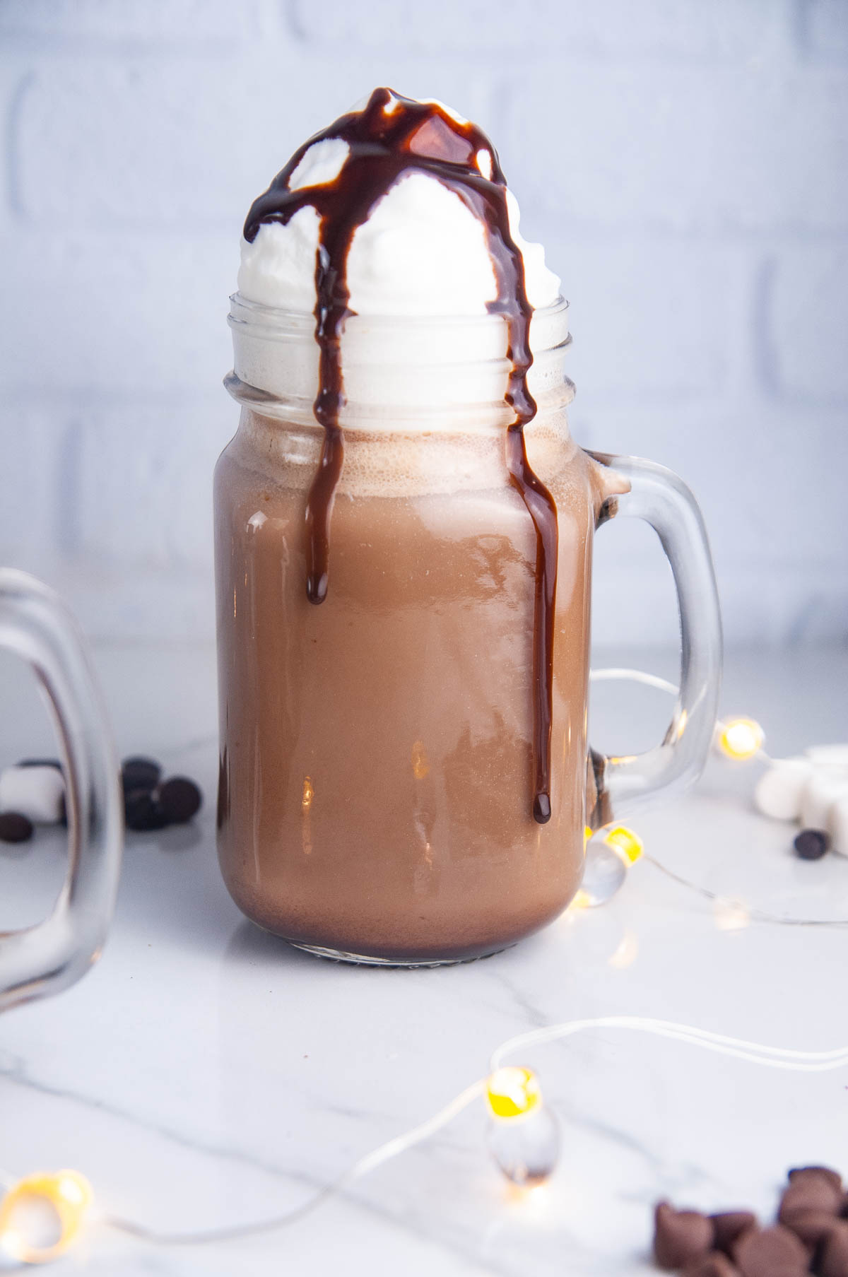 Easy Hot Chocolate Coffee is a coffee shop style warm drink you can make and enjoy right at home!