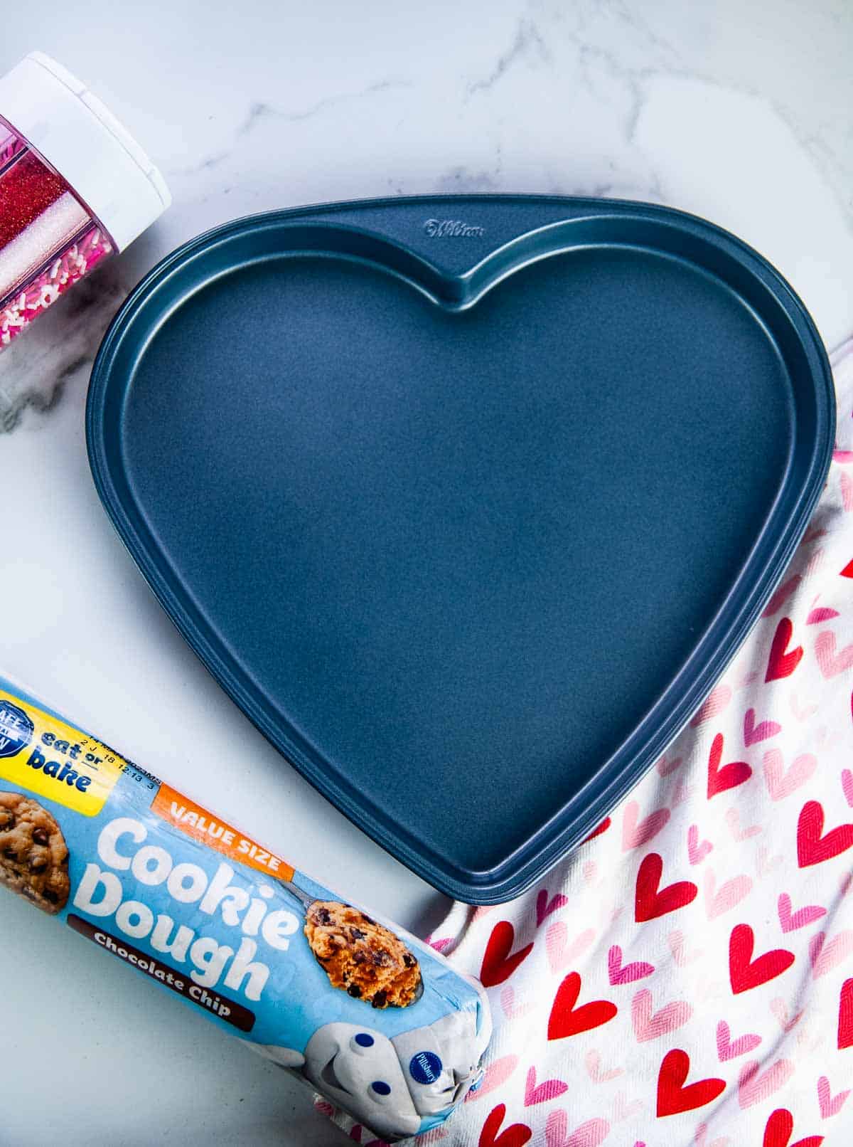 Giant Heart-Shaped Pan Cookie Recipe