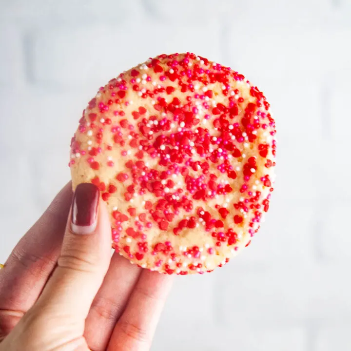 Sprinkles cookies are an easy Pillsbury cookie dough recipe and cute for any occasion!