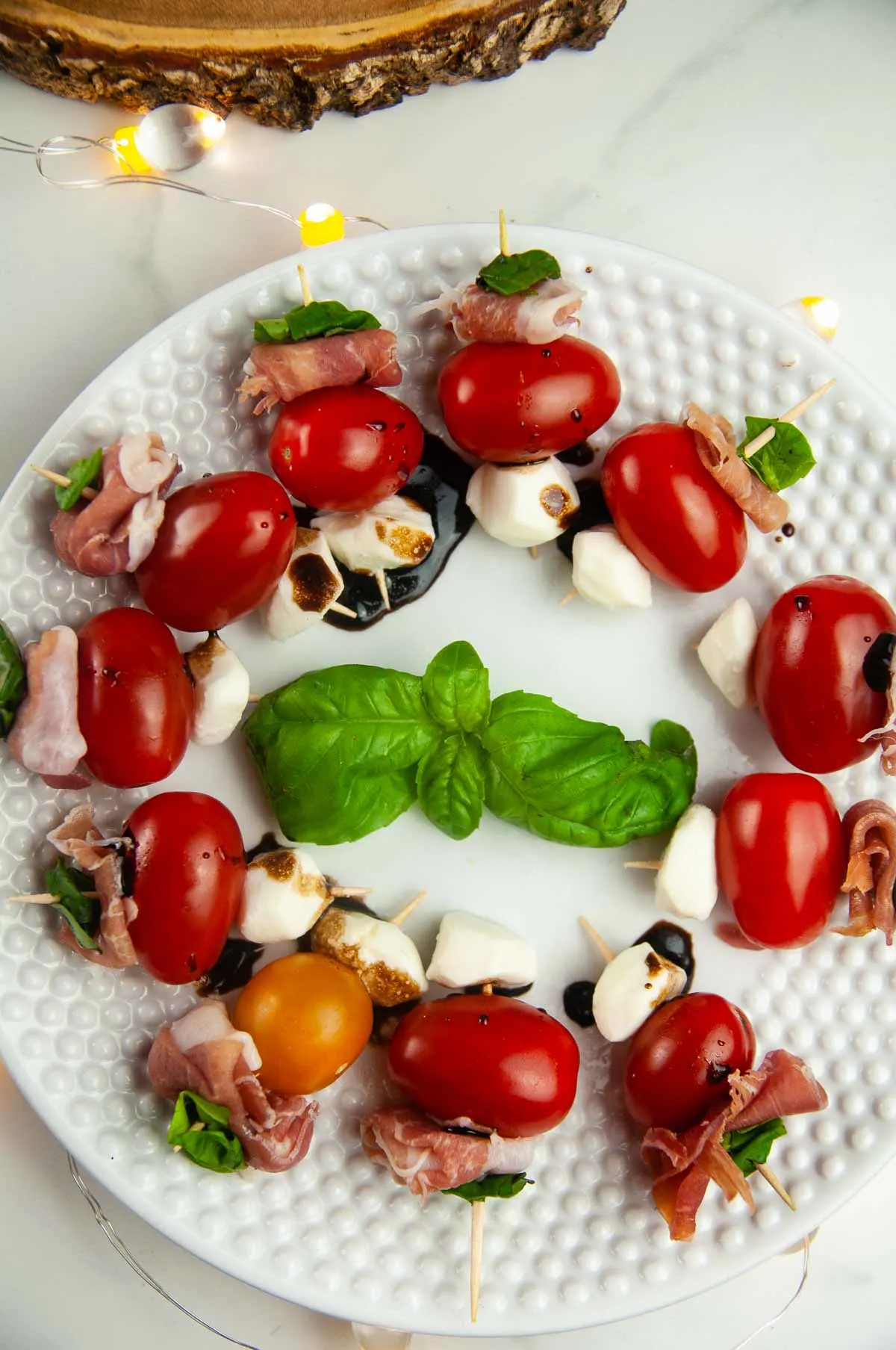 Prosciutto Caprese Skewers are easy prosciutto mozzarella appetizers perfect for everything from the holidays to warm weather entertaining.