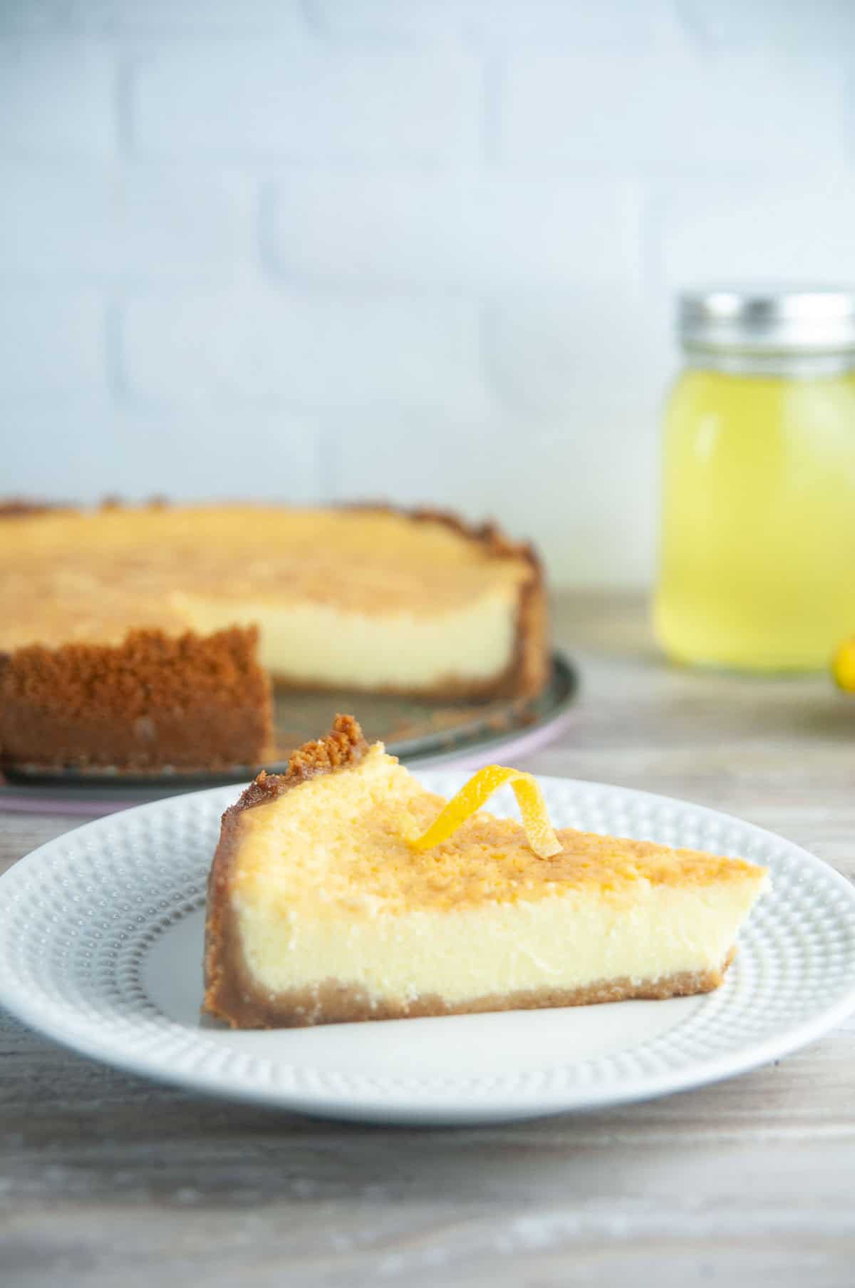 Limoncello cheesecake use the popular Italian liqueur to create a bright but decadent dessert you're sure to love. For extra authenticity and creamy richness, this lemon cheesecake uses Italian mascarpone and ricotta cheese.