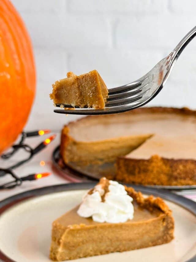 Easy Pumpkin Pie with Graham Cracker Crust