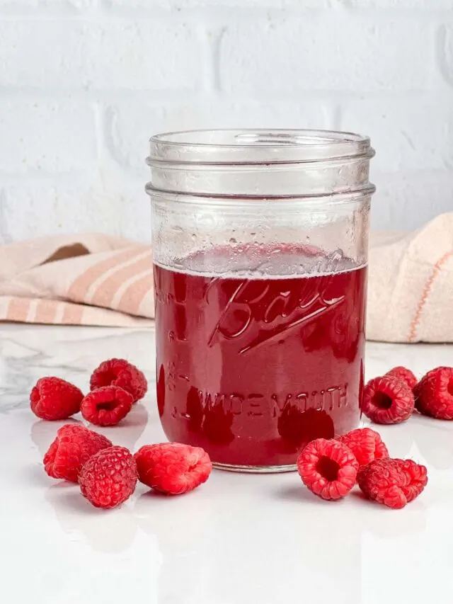 Easy Raspberry Simple Syrup
